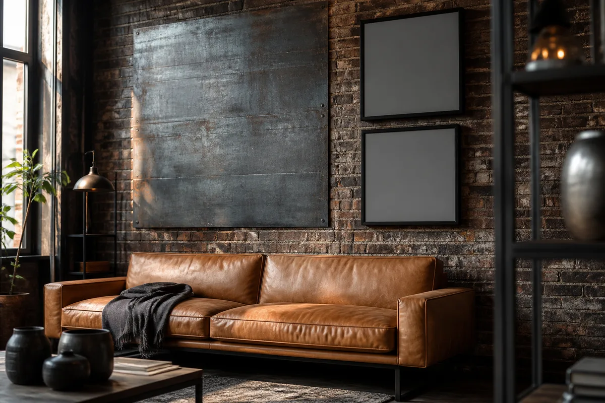 Décoration murale style industriel : le métal bien posé