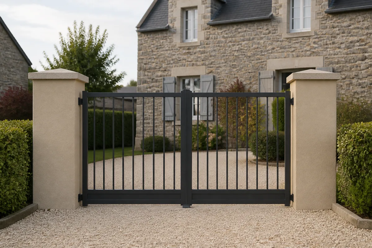 Construire un pilier de portail : la méthode maçonnerie